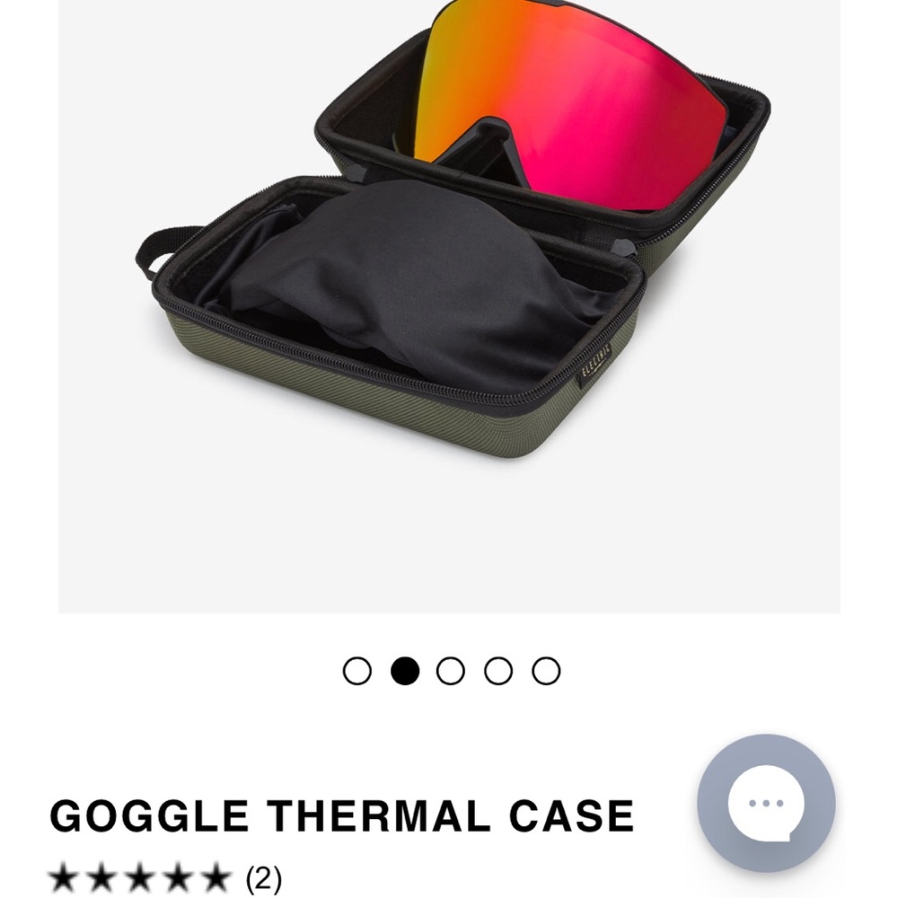electric thermal goggle case ski snowboard